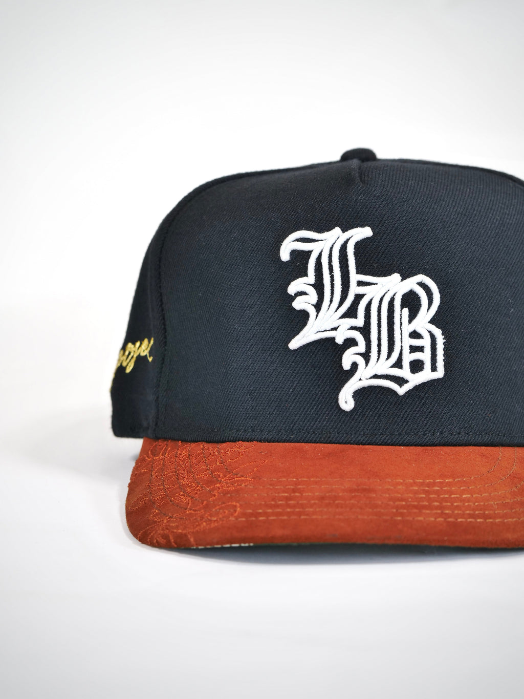 OG LB: Live Boundlessly Snapback (Black/Tan Brown)