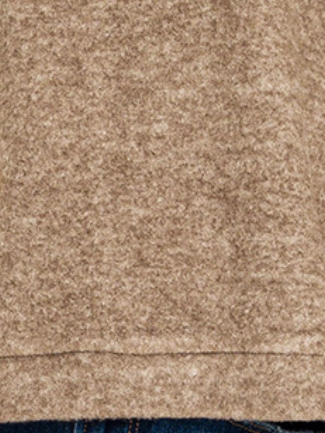 Brushed Melange Hacci Cropped Sweater