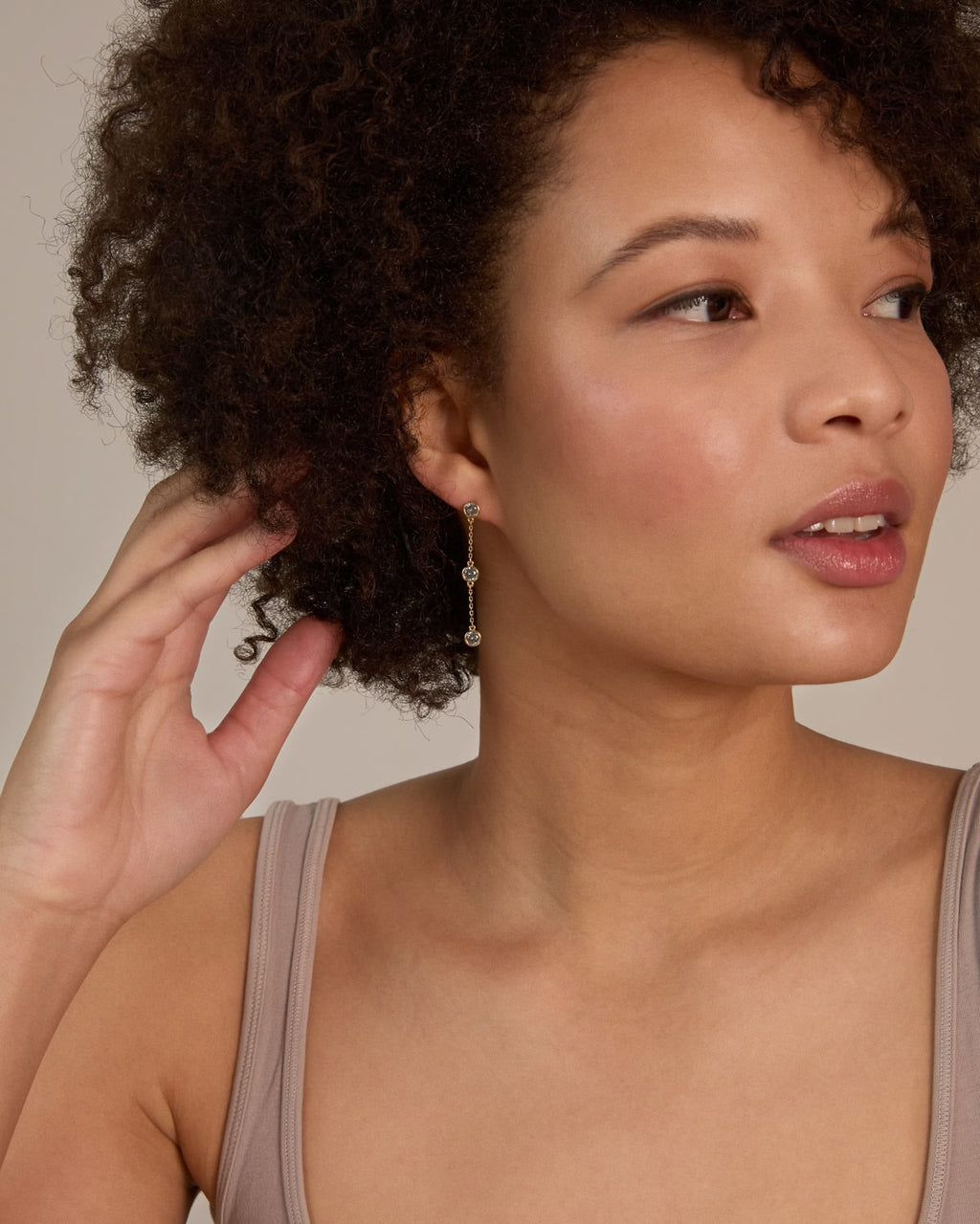 Something Blue Linear Earrings