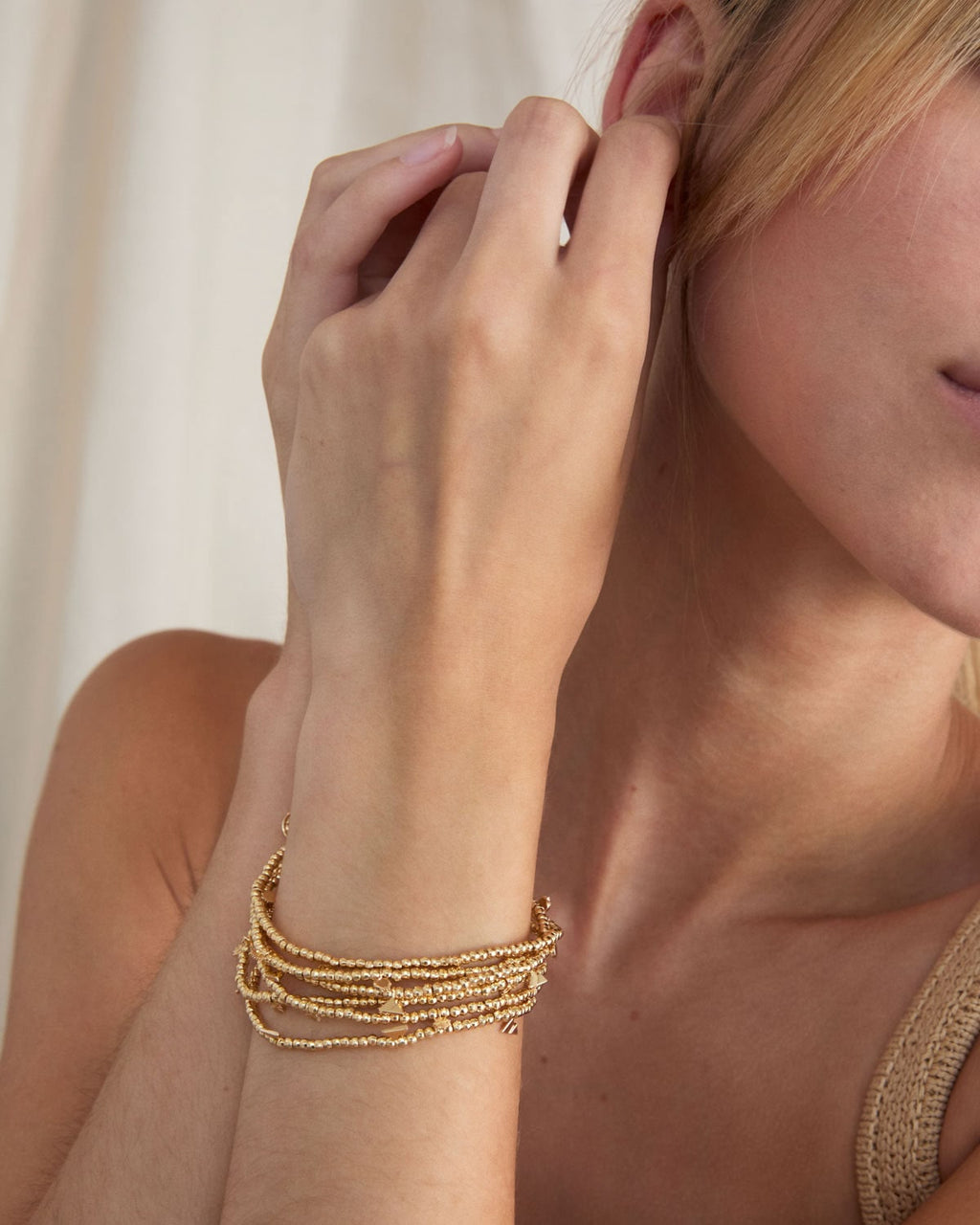 Strength Beaded Icon Bracelet
