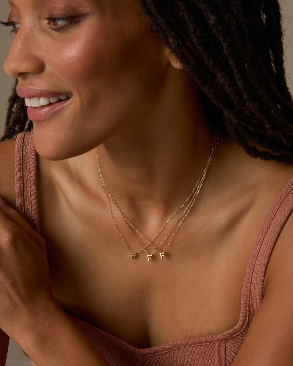 Just For You Initial Necklace — U