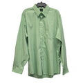 Arrow Mens XL Light Green PolyCotton Long Sleeve Button Up Shirt w Front Pocket