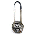 Fashion Basketball Bag 8.5 Inch Black and White Graffiti Stylish Accessory