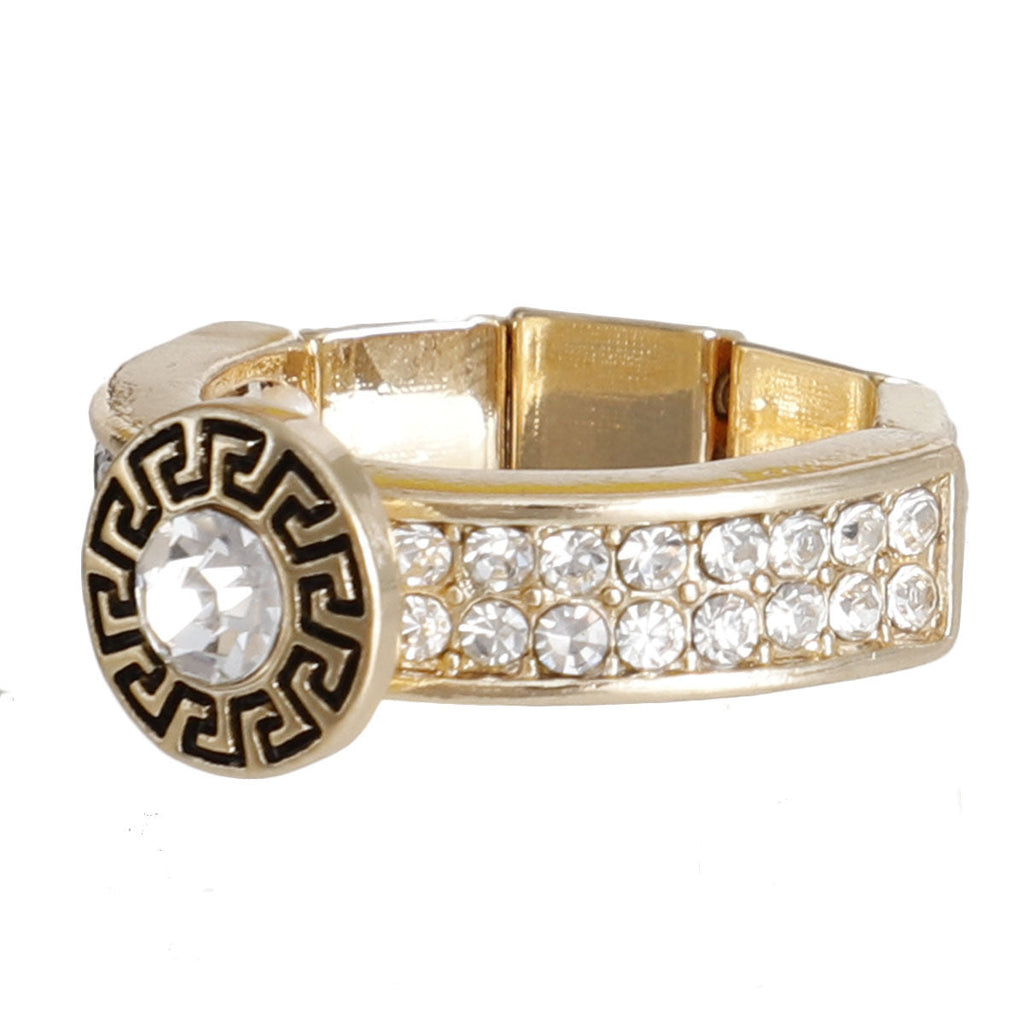 Accent Gold Ring Elegant Bespoke Stylish Statement Jewelry