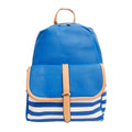 Backpack Blue and White Stripe Casual Stylish Accessory