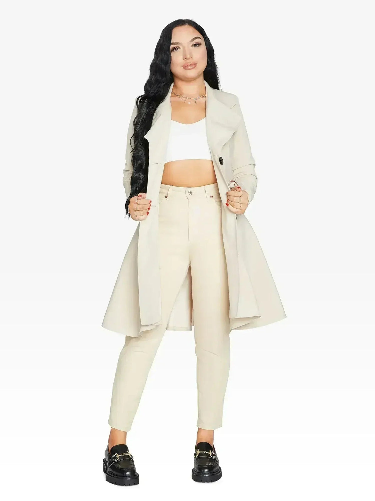 Spring/Summer Double Breasted Skater Coat (1102-SP)
