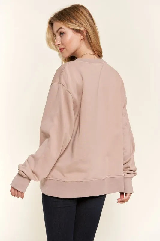 Washed Milano Pullover Sweatshirt