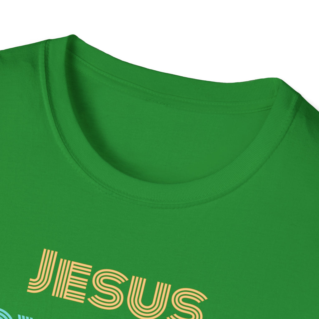 Unisex "Jesus Loves this Hot Mess" Christian Cotton Softstyle T-Shirt
