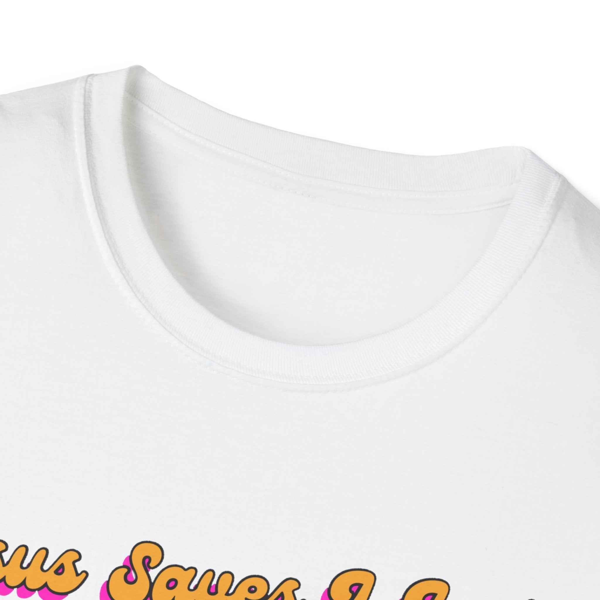 "Jesus Saves, I just Wear the Shirt" Unisex Cotton Softstyle T-Shirt