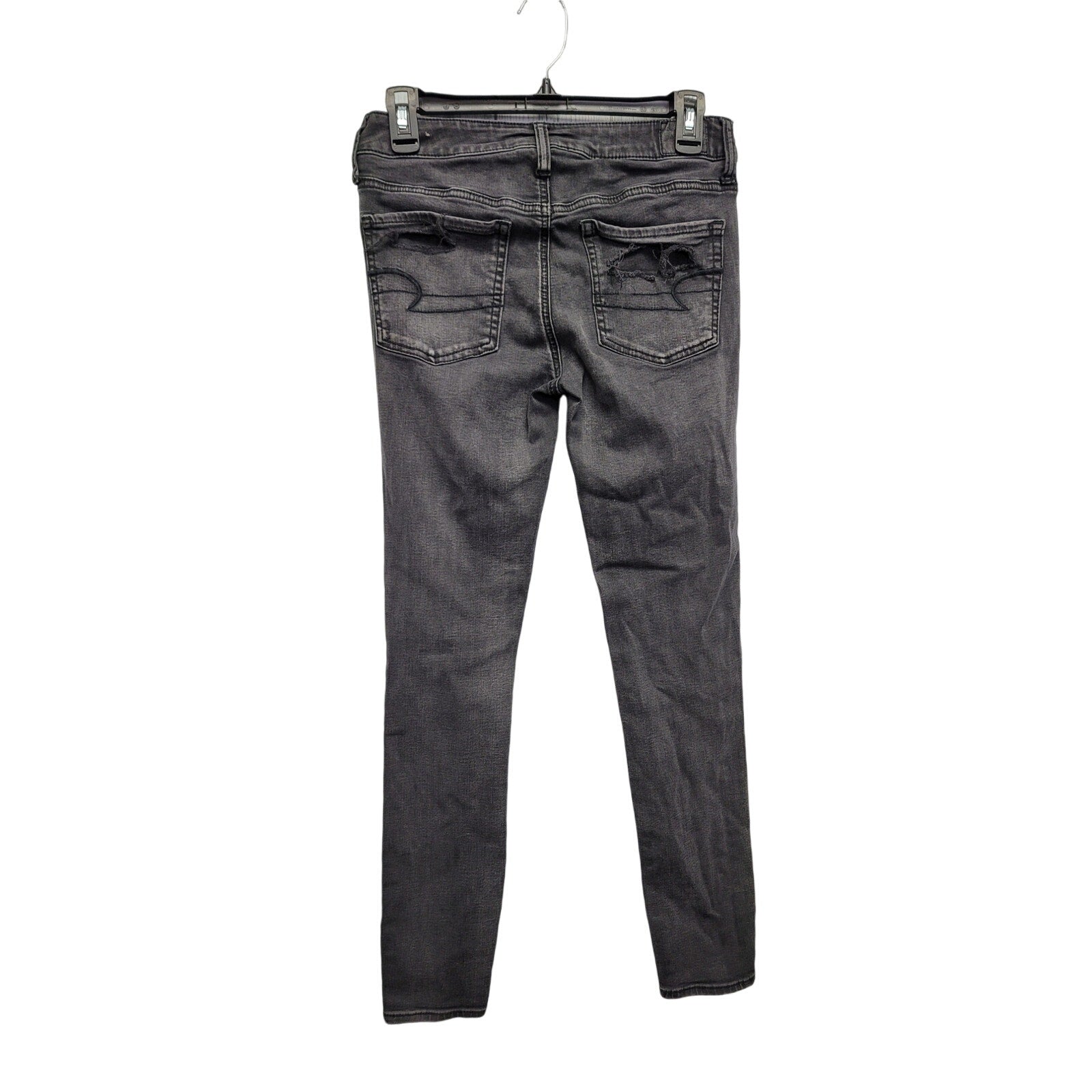 American Eagle Womens 6 Factory Distressed Cotton Viscose Denim Jeggings