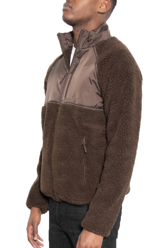 Full Sherpa Fleece Jacket