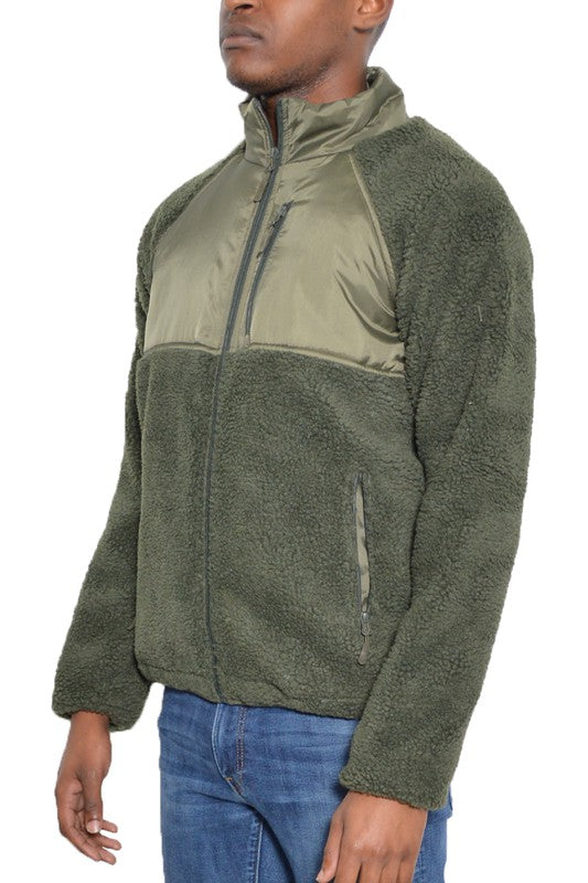 Full Sherpa Fleece Jacket