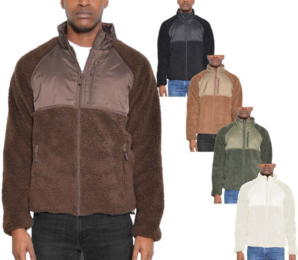 Full Sherpa Fleece Jacket