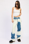 High Waisted Tie Dye Jeans