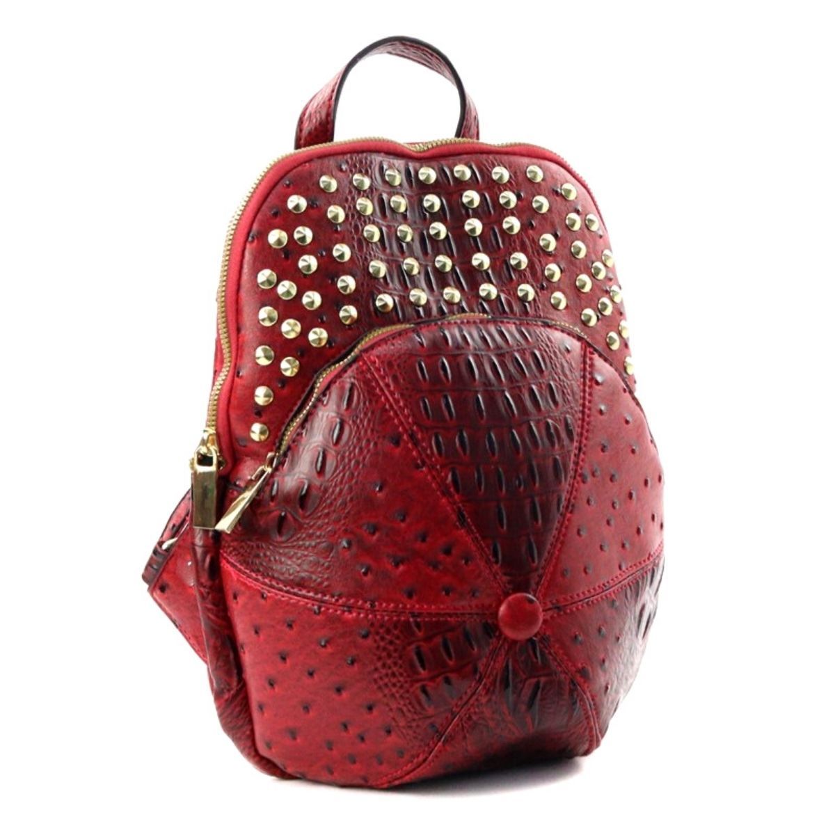 Backpack Shaped Like Red Baseball Hat Stylish Casual Accessory