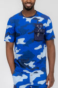 Full Camo Short Sleeve Shirt