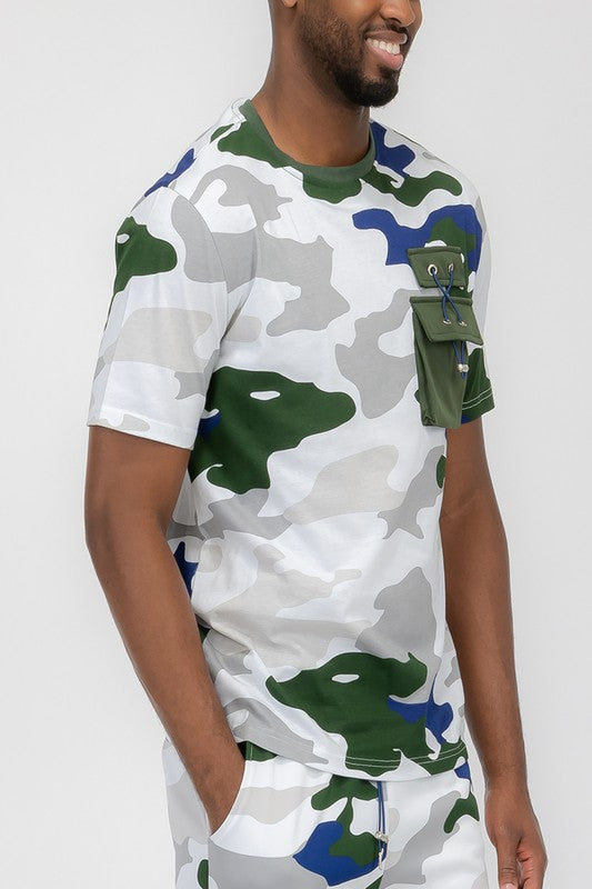 Full Camo Short Sleeve Shirt