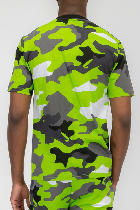Full Camo Short Sleeve Shirt