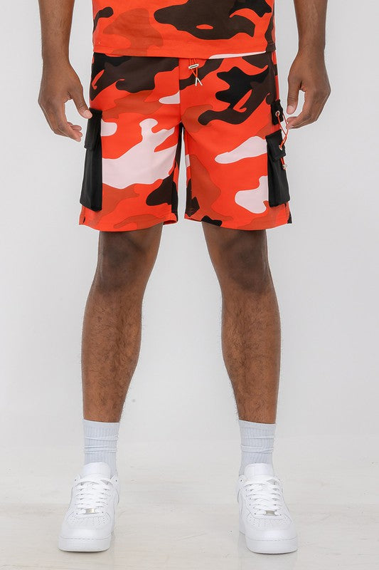 Full Camo Sweat Shorts