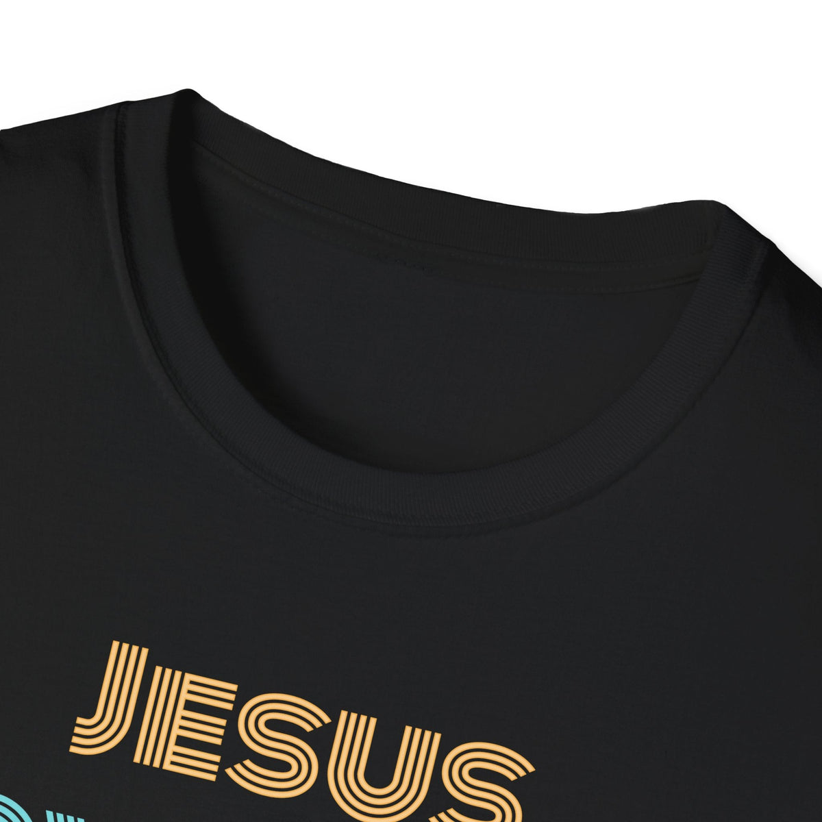 Unisex "Jesus Loves this Hot Mess" Christian Cotton Softstyle T-Shirt