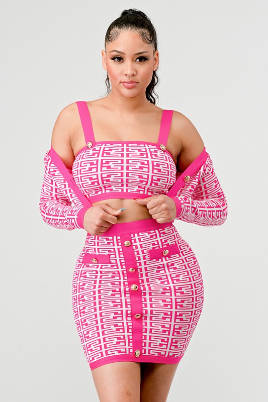 Pampered in Pink 3 Piece Set