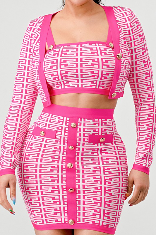 Pampered in Pink 3 Piece Set
