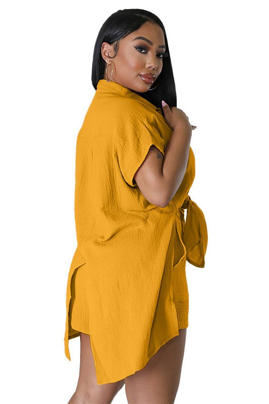 Wrap Me Up Shorts Set