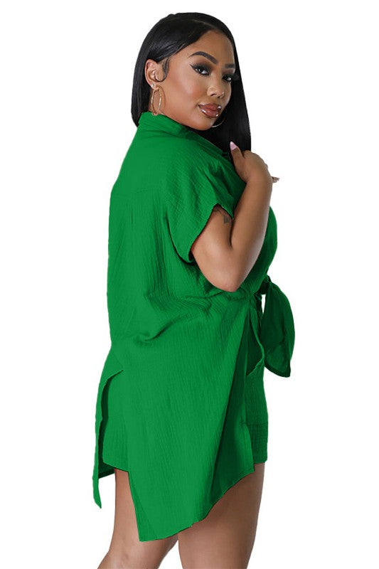 Wrap Me Up Shorts Set