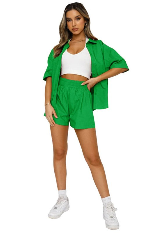 Casual Shorts Set