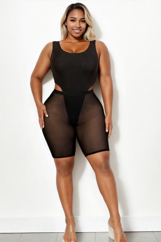 Mesh Biker Shorts
