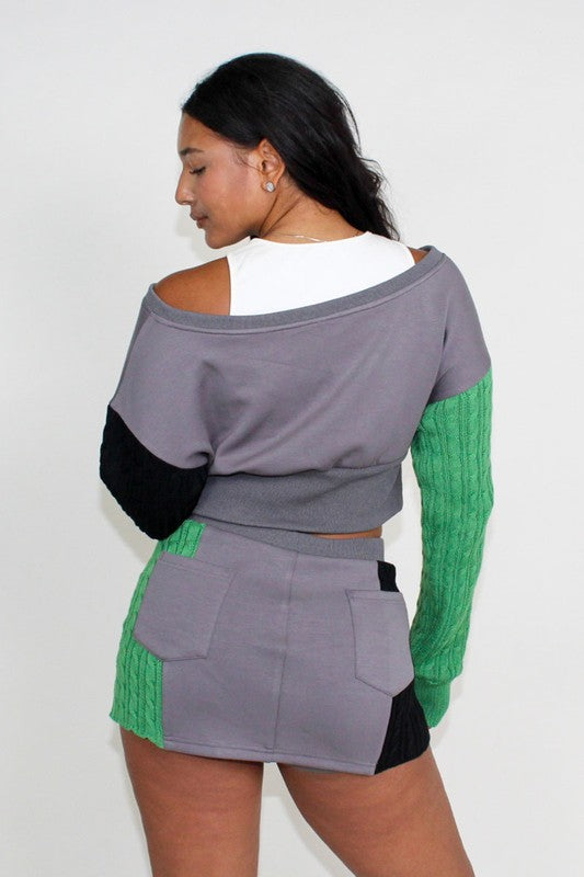 Two-Faced Skirt Set