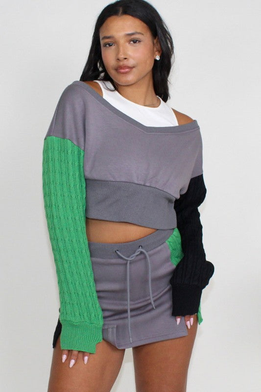 Two-Faced Skirt Set