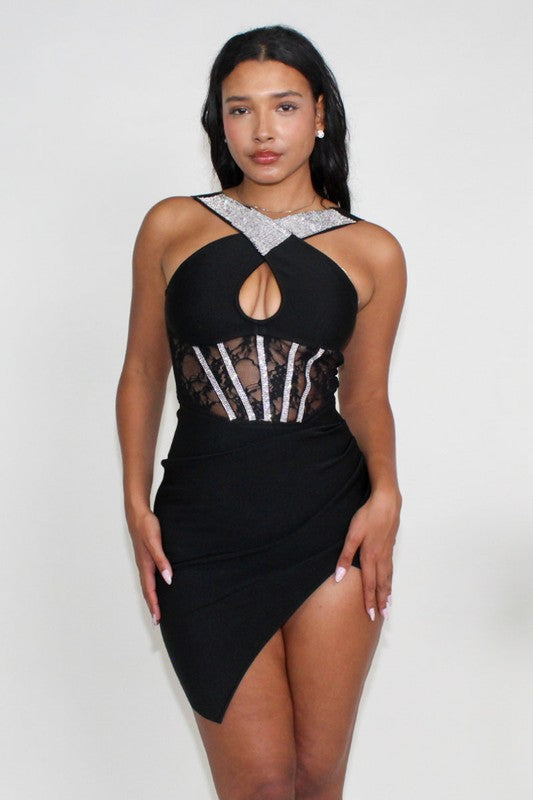 Dare to Embellish Mini Dress