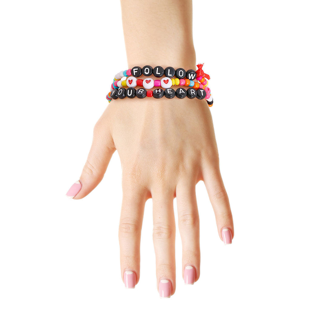 Bead Bracelets Follow Your Heart Trendy Stylish Jewelry Accessories