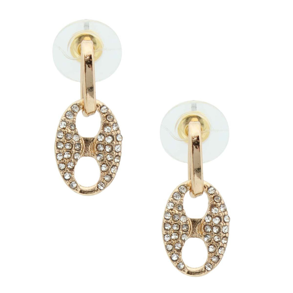 Statement Gold Mariner Earrings Stylish Fashion Jewelry