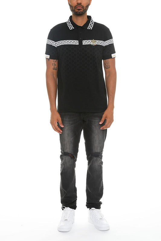 Geometric VC Polo Shirt