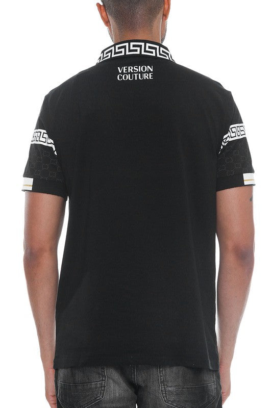 Geometric VC Polo Shirt