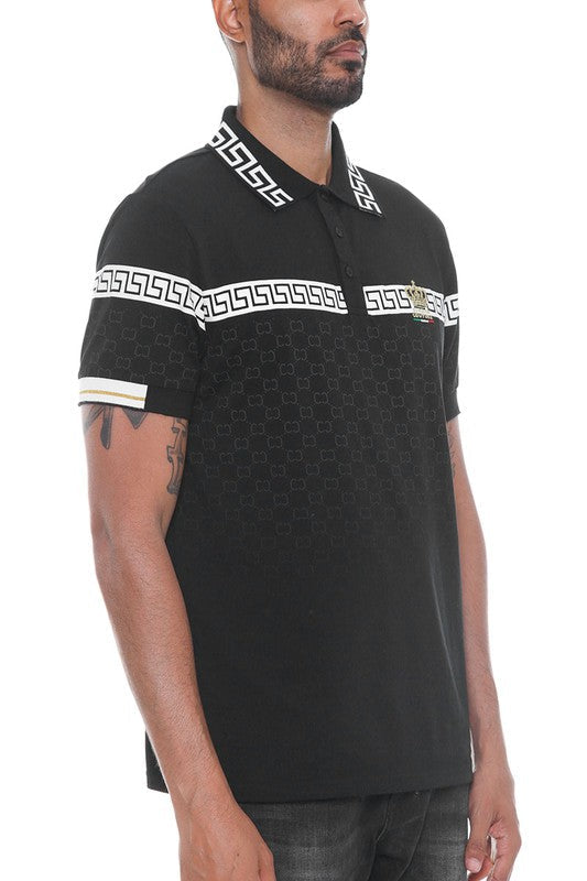 Geometric VC Polo Shirt
