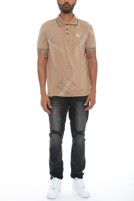 V Logo Polo Shirt