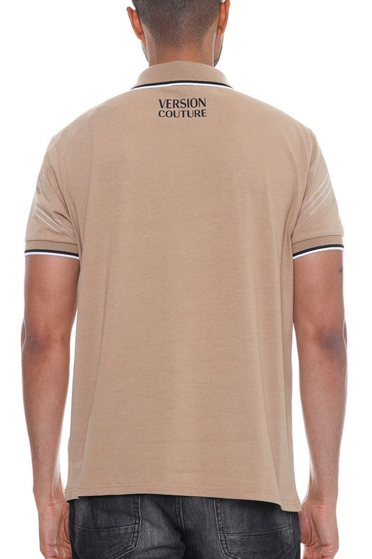 V Logo Polo Shirt