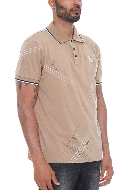 V Logo Polo Shirt