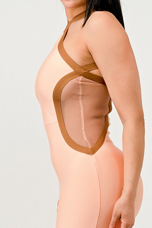 Peaches and Cream Infinity Bandage dress