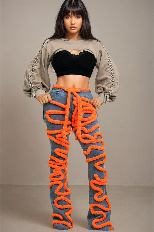 Spiral Out Of Control Denim Jeans