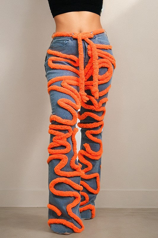 Spiral Out Of Control Denim Jeans