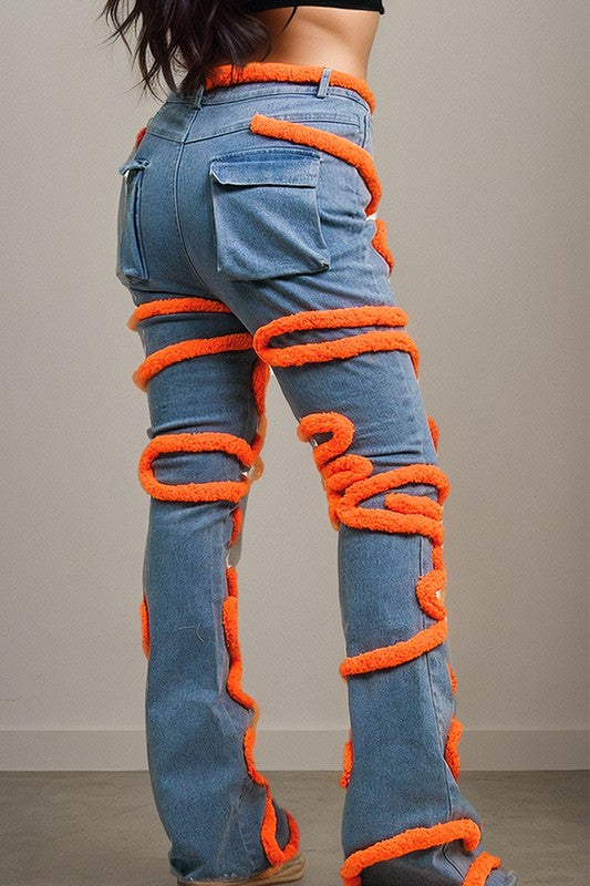 Spiral Out Of Control Denim Jeans