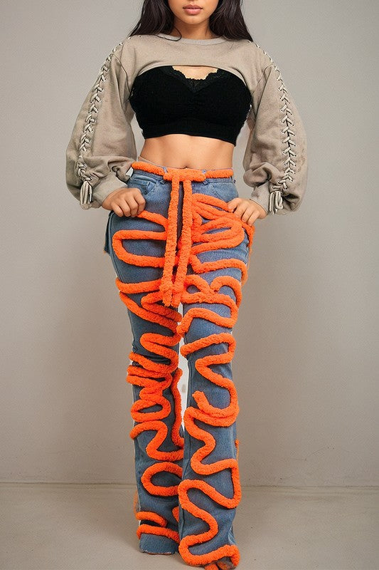 Spiral Out Of Control Denim Jeans