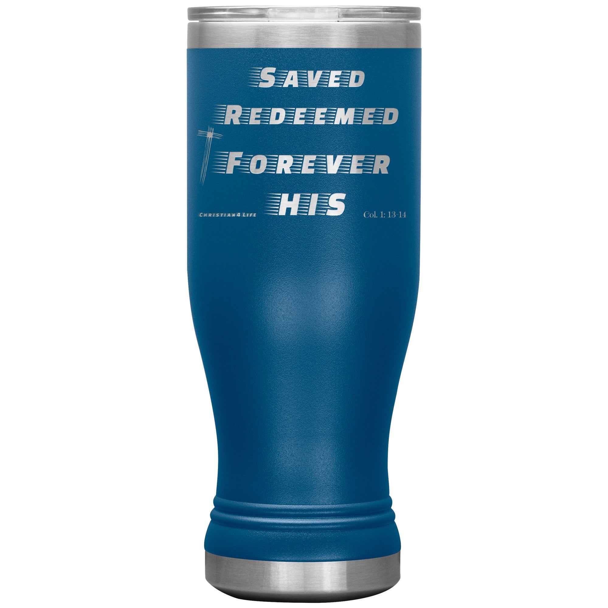 20oz BOHO double insulated tumbler - Saved, Redeemed