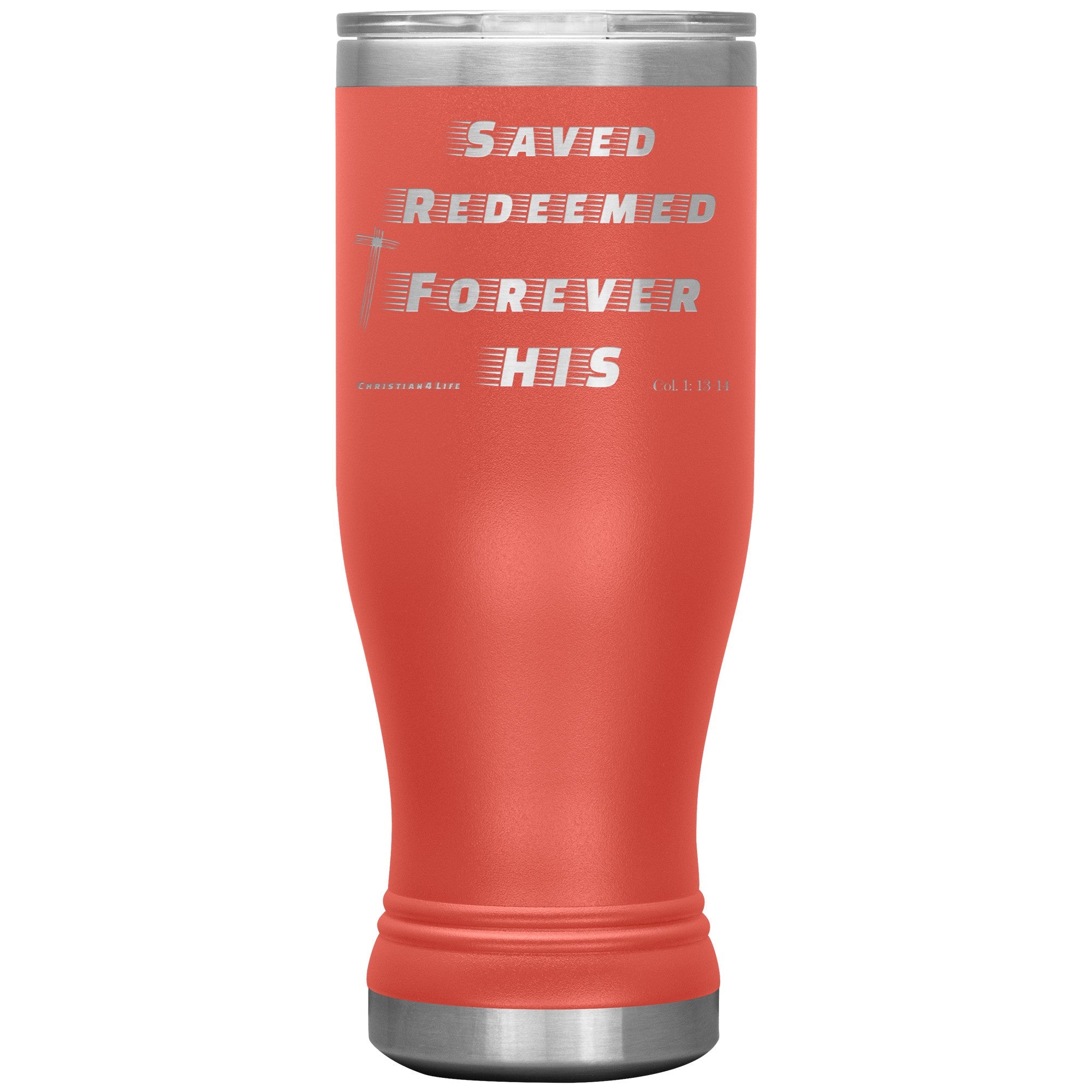 20oz BOHO double insulated tumbler - Saved, Redeemed