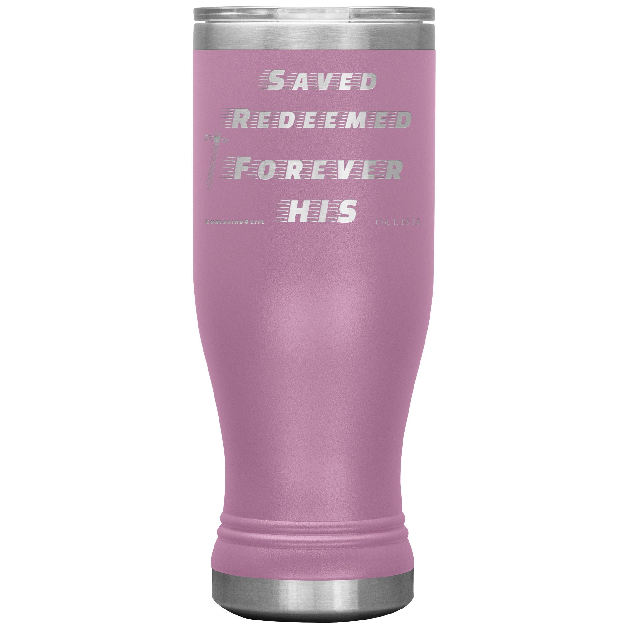 20oz BOHO double insulated tumbler - Saved, Redeemed