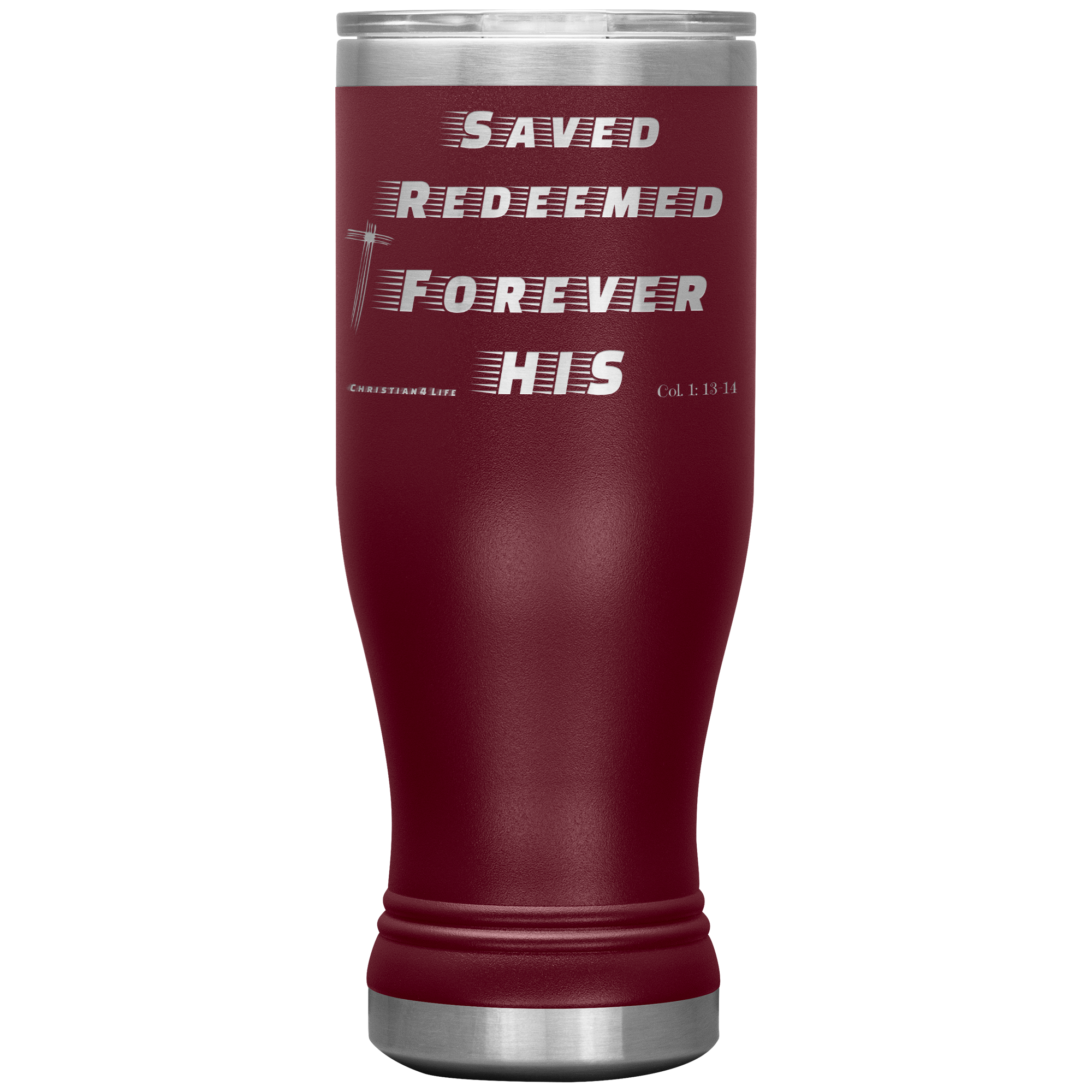 20oz BOHO double insulated tumbler - Saved, Redeemed